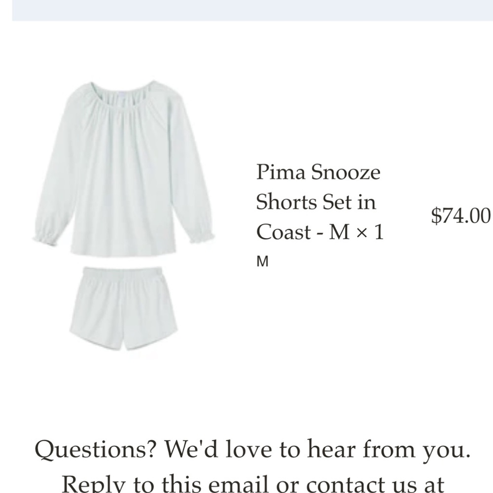Lake Pima Snooze Shorts Set